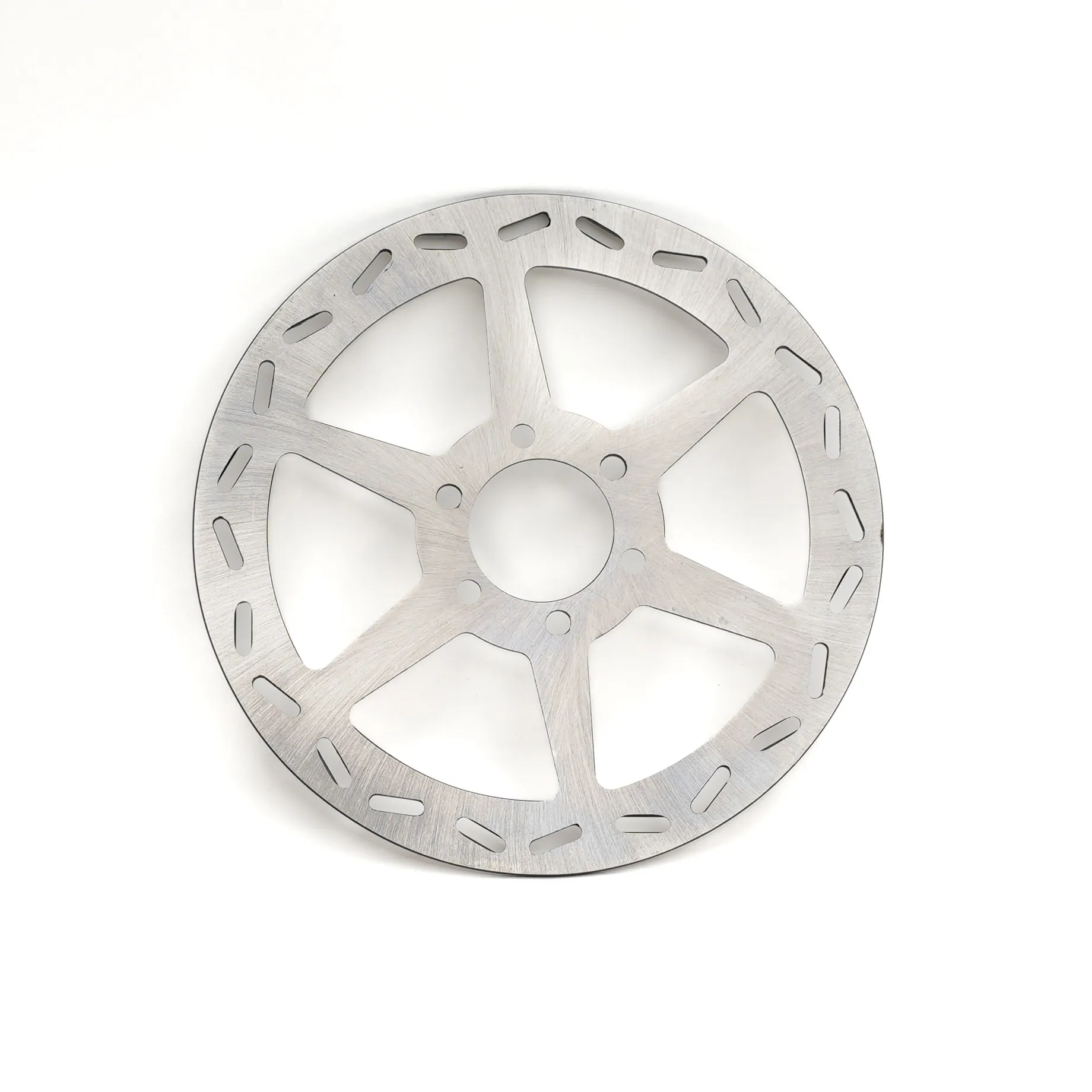 6 Hole Mini Bike Brake Disc with cut out designs