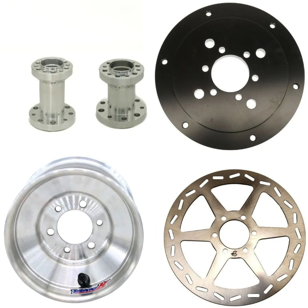 GPS Racing Billet Rear Wheel Assembly (GPSRBRASSY)