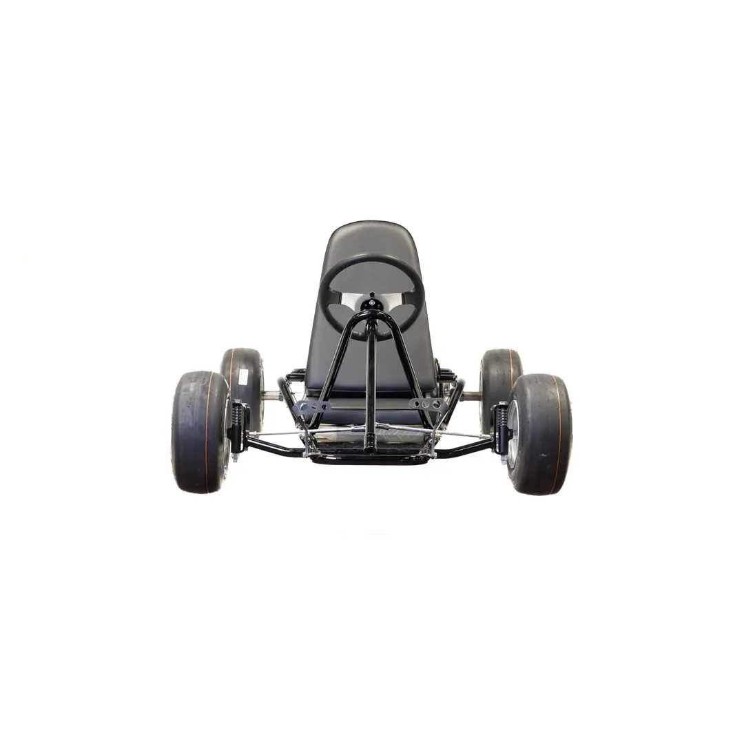 Vintage Go Kart Roller Kit (No Engine) (VINTAGE-R) - Powder Coated Glossy Black