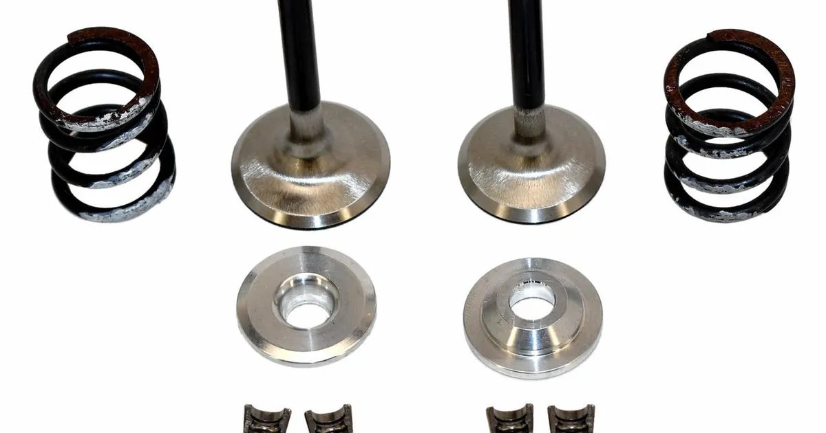 Stainless Steel Valve Kit: 196cc Clones/GX200 (KDVALKIT25-24)