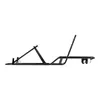 Vintage Go Kart Frame XL (GKAKITFRAME) Powder Coated Glossy Black