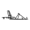 Vintage Go Kart Frame XL (GKAKITFRAME) Powder Coated Glossy Black